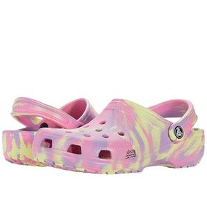 BRAND NEW! Pink Lemonade/multi Junior Girl Crocs!!